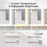 White Particleboard LED Mirror Cabinet , LED Mirror Cabinet with 1 Glass Mirror 38110483