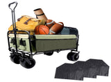 440lbs Collapsible Foldable Wagon Cart with strapping system ,Beach Wagon Utility Cart Utility Wagon 17675528