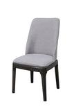 Madan Light Gray Linen & Gray Oak Finish Side Chair B2726P287846