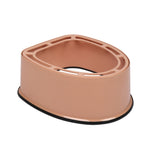 ZUN Portable Toilet with Non-slip Mat Brown 79167273