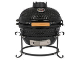 13in Round Ceramic Charcoal Grill Black 06062545