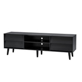 63 Inch TV Stand Features Vintage-style and Bevel Design, TV Stand with Drawers, Entertainment W578P193299