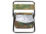 Portable Folding Camping Fishing Chair, Lightweight 2.31lbs Outdoor Stool with Builtin Cooler Bag, 54102397