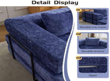 Compression Sofa,Convertible Floor Sofa Bed with Fixed-Shape Frame, Loveseats Boneless Modular 02827739