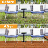 27pcs Wood Interlocking Deck Tiles 11.8"x11.8", Waterproof Flooring Tiles for Indoor and Outdoor, 87533967