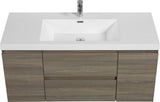 48" Floating Bathroom Vanity with Sink, Modern Wall-Mounted Bathroom Storage Vanity Cabinet with W1573P152703