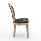 French Style Solid Wood Frame Antique Painting,Hand-pulled buckle decoration PU artificial leather W1143137916