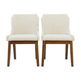 Ellis Dining Chair Set of 2 - Beige Linen B183P281178