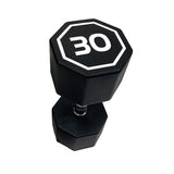30LBS APOLLO IR3920 Premium Octagonal Dumbbell, Large Numbers, Hard Chrome Plated Handle Dumbbells 17847312