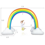 Inflatable rainbow spray water park toy 88104901