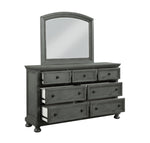 ZUN Modern Style 7-Drawer Dresser Made with Wood & Rustic Gray Finish B009P152360