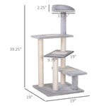 ZUN Wooden Cat House/Cat Shelves （Prohibited by WalMart） 83173729