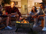 30IN Metal Fire Pit Black 80392062