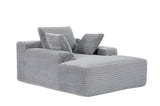 Oversized Chaise Lounge Chair Cozy Cloud Couch, Modern Plush Corduroy Upholstered Sleeper Sofa 96655952