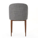 ZUN Mid-Century Dining Chair Fabric Upholstered Chair , Light Gray 60808.00