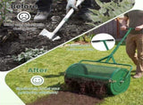 24" Lawn Topdressing Spreader with 0.75"0.5" Mesh, Compost Spreader for Soil Sand Fertilizer Green 06934196