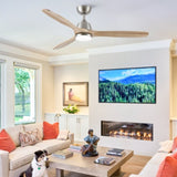 52 In.Intergrated LED Ceiling Fan Lighting with Remote Control W1367P246942