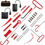 ZUN Stainless steel long distance car emergency key hook tool New 7-piece set hook tool 27pcS set wedge 26841753