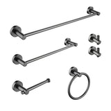 6 Piece Bathroom Towel Rack Set Wall Mount W92863261