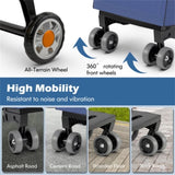 Blue Folding Shopping Cart 27888926