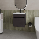Newell Vanity Sink, Bathroom, Black B092P360644