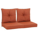 Outdoor Deep Seat Cushions for Patio Furniture, Waterproof Replacement Patio Chair Cushions Set of W419P290489