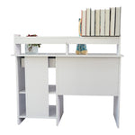 ZUN General Style Modern E1 15MM Chipboard Computer Desk White 03867551