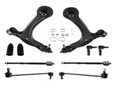 10x Front Lower Control Arms Sway Bars Tie Rod Ends fit for 2011 - 17 Honda Odyssey 07657994
