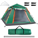 ZUN 4-5 Person Camping Tent Outdoor Foldable Waterproof Tent with 2 Mosquito Nets Windows Carrying Bag 44651194