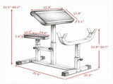 Heavy-Duty Red Vertical Leg Press Machine with Adjustable Leg, Back & Head Positions, 1" Standard 71365973
