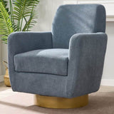 360 degree rotating sofa armchair cotton linen skin friendly fabric Ergonomic design Living room W2113P235640