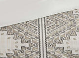 King/Cal King 4 Piece Printed Duvet Cover Set with Throw Pillow B035P148372