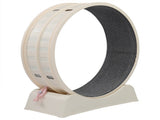 80*34*86CM, Off-white PP track connector assembly, circular design with gray carpet 1 cat teaser 72015695