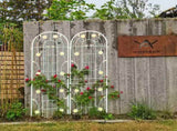 4 Pack Metal Garden Trellis 71" x 19.7" Rustproof Trellis for Climbing Plants Outdoor Flower Support W1586135958