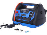 Rechargeable Jump Starter for Gas Diesel Vehicles - 1800 Amps with Air Compressor and AC, 12V DC, W46582326