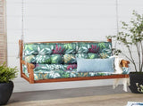 Outdoor Swing Cushions 70 Inch, Waterproof 4" Thick Porch Swing Cushion Replacement with Backrest 61117251