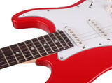 Rosewood Fingerboard Electric Guitar with Shoulder Strap / Guitar Bag / Picks / Cord / Hex Wrench Re 98676685