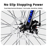 27.5 Inch Full Suspension Mountain Bike, Front and Rear Dual Shock Absorbers, Mechanical Disc 12400111