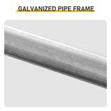 10 x 10 ft Large Metal Chicken Coop, Walk-in Poultry Cage Chicken Hen Run House with Waterproof 27105050