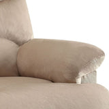 Beige Recliner with Pillow Top Arm B062P215435