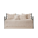 6 Piece Reversible Scalloped Edge Daybed Cover Set Blush Daybed B03597553