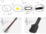 44 Inch GIB 6 String H-H Pickup Laurel Wood Fingerboard Electric Bass Guitar 52936419