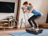 Vibration Plate Exercise Machine with 120 Speed Levels & 2 Resistance Bands, 331Lbs Load Capacity 86926018