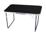 2.3ft Aluminum Camping Folding Table black 73312515