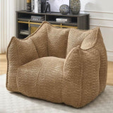 Sofa chairs with highly resilient foam for living rooms and bedrooms, comfortable square lazy, W1996P252265