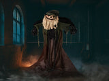 5.7ft Halloween Decorations Outdoor Life Size Animatronics Wizard with Pumpkin Face, Sound-Actived 26509172