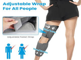 Cordless Leg Massager Air Compression Massager with Heat Thigh Knee Calf Massager with 3 Modes 66724270