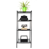 Widen 4 Tiers Bookshelf Black 58038401