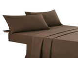 Bed Sheets 4-Piece Set OEKO-TEX Certified Bedding with Fitted Sheet, Flat Sheet & Pillowcases 22609494