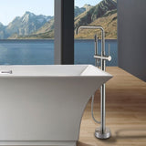 Freestanding Bathtub Faucet with Hand Shower W1533122433